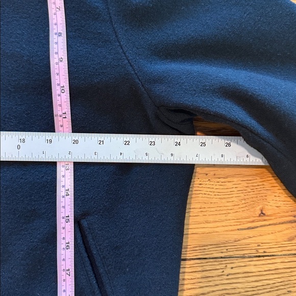 Kenneth Cole Reaction Navy Blue Wool Blend Jacket SZ L - Picture 11 of 16